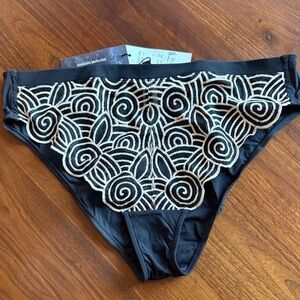 Lou paris - Black and White Patterned pantis Bottom - xl - new!